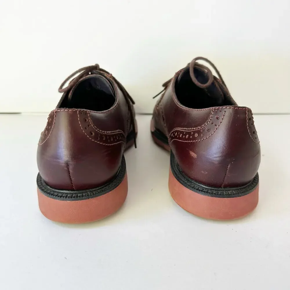 Cole‎ Haan Mens 9.5 Great Jones Wingtip Dress Shoes Sequoia